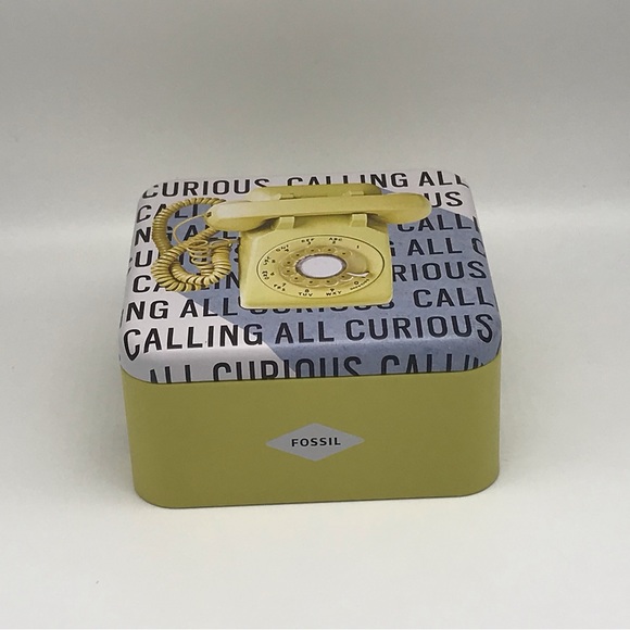 NWT FOSSIL Chevron Bracelet with Leather band. - Picture 12 of 12